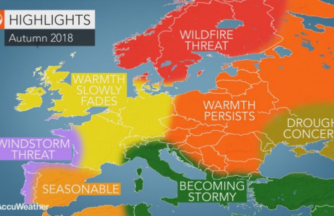 Evo kakvo nas vrijeme očekuje na jesen!