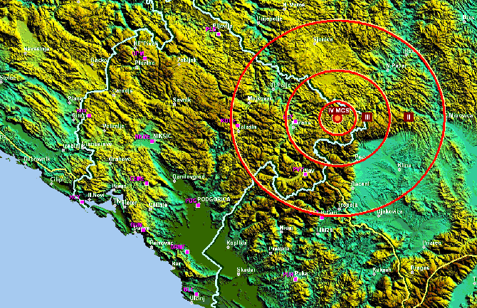 Zemljotres potresao Berane