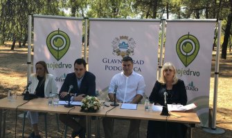 Na pet lokacija u Podgorici 1800 novih stabala kroz projekat “Moje Drvo”(FOTO)