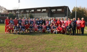 Skoplje: Odigran revijalni meč fudbalskih legendi bivše Jugoslavije