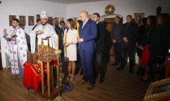 Na Aranđelovdan obavljeno prvo vjenčanje u eparhijskom domu CPC u Nikšiću
