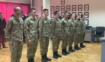 Osam kadeta VCG sa prve godine studija položilo zakletvu