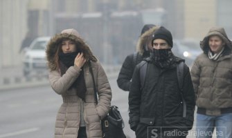 Sarajevo deveti grad u svijetu po zagađenosti vazduha