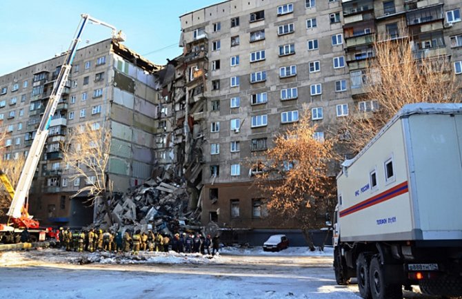 Raste broj žrtava, devet mrtvih u rušenju zgrade u Magnitogorsku