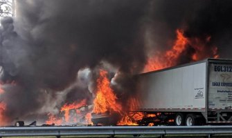 Florida: Sedam ljudi poginulo u sudaru i požaru na autoputu