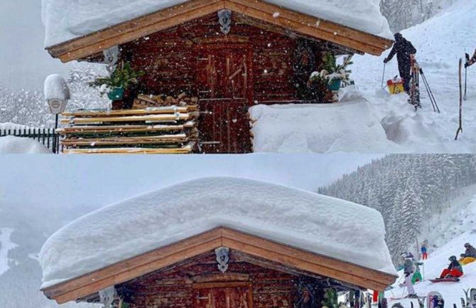 Jak snijeg izazvao haos u saobraćaju u dijelovima Njemačke i Austrije (VIDEO)