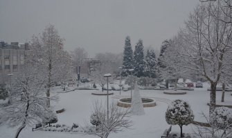 Snijeg u Danilovgradu nije iznenadio lokalne službe 