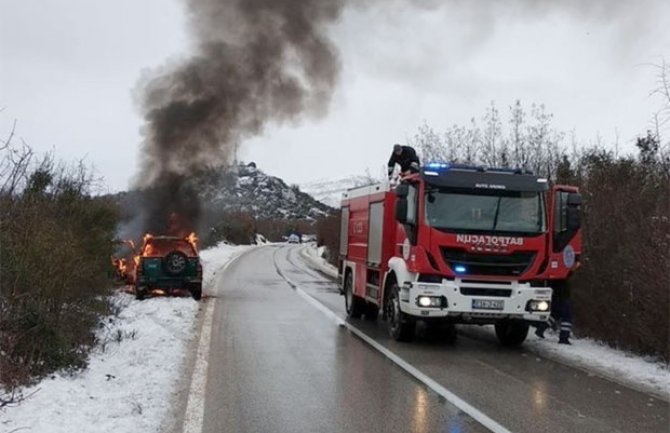 U Trebinju potraga za dvije nepoznate osobe: Zapalili terenca, pa pobjegli u šumu