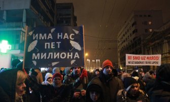 Beograd: Završen šesti protest 