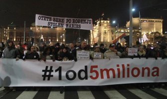 Trifunović i Kojo sa protesta 