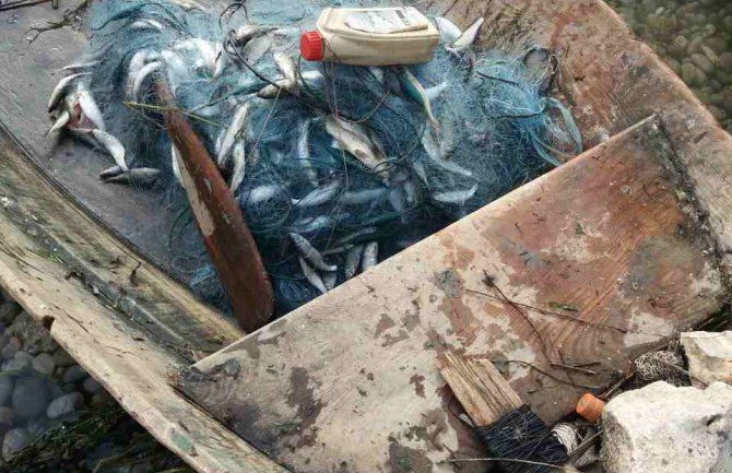 Na više mjesta u NP Skadarsko jezero zatečena lica u nelegalnom izlovu ribe