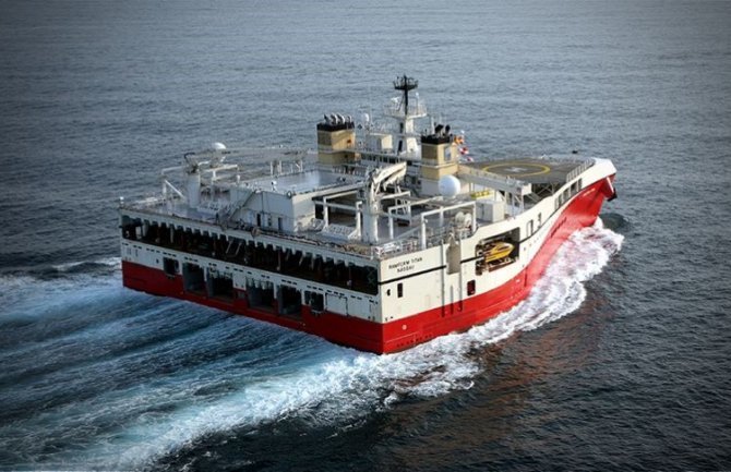 Brod za 3D geofizičko istraživanje crnogorskog podmorja uplovio u naše vode