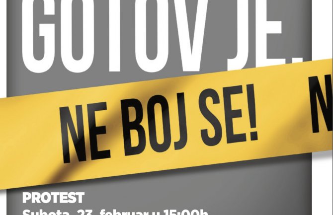 Protesni skup u Budvi 23. februara u 15 časova