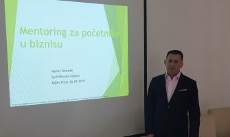Agović održao predavanje na temu “Mentoring za početnike u biznisu“