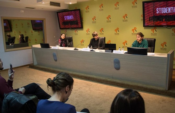 Studentski protesti u subotu, u nedjelju kulturna noć ispred Skupštine