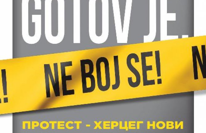 U subotu protestni skup u Herceg Novom u 12h