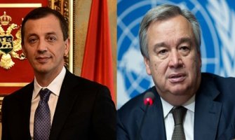 Bošković večeras sa generalnim sekretarom Ujedinjenih nacija