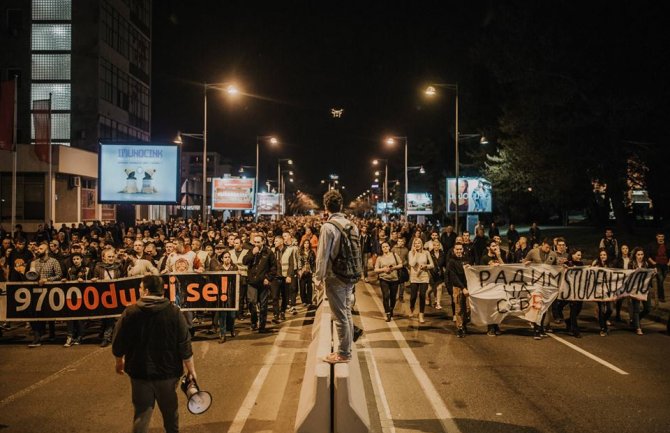 U Podgorici danas sedmi protest pod sloganom Odupri se - 97000