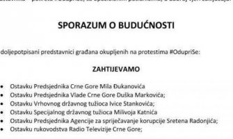 Opozicija potpisala Sporazum o budućnosti, evo šta piše u njemu(FOTO)