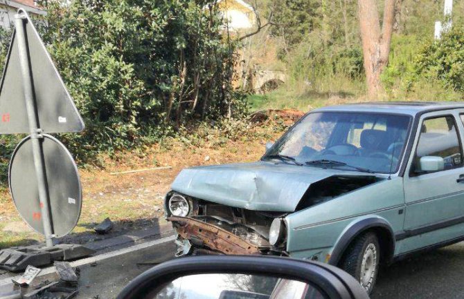 HN: Dva udesa, jedno lice lakše povrijeđeno