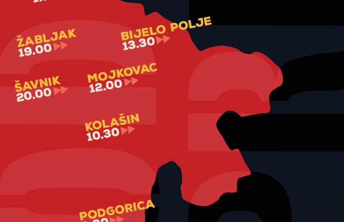 Karavan Odupri se u posjeti crnogorskim gradovima za vikend