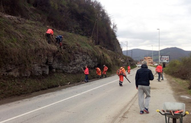 Počelo uređivanje putnih pravaca, za bolju bezbjednost učesnika u saobraćaju