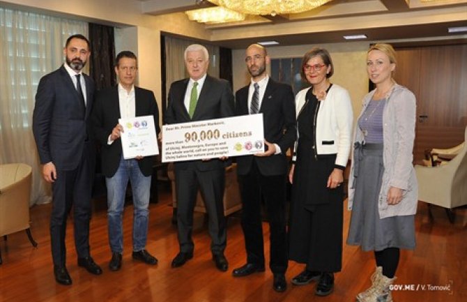 Marković: Vlada snažno posvećena očuvanju i zaštiti Ulcinjske solane