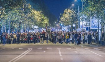 Sa građanskog protesta u Podgorici poručeno: Nećemo odustati dok ne smijenimo aktuelnu vlast (FOTO)
