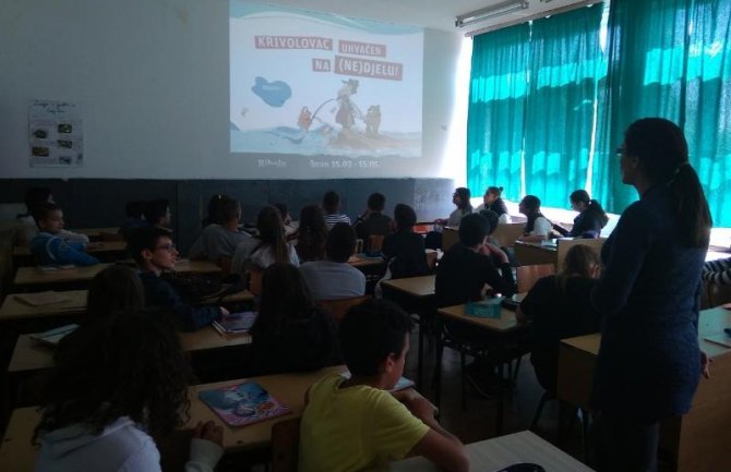 Nacionalni parkovi CG organizovali niz edukativnih radionica za osnovce na temu ribolovnog zabrana