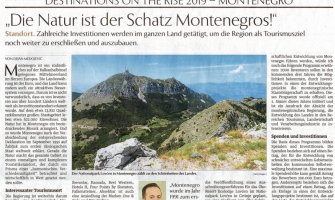 Specijalni dodatak o Crnoj Gori u bečkom Die Presseu