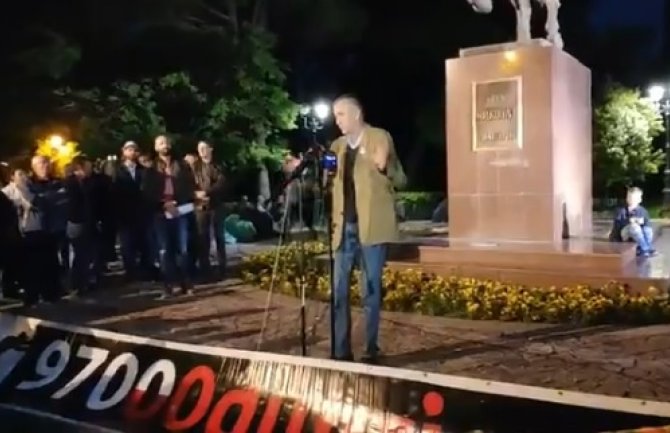 Protest pokreta Odupri se:Ono što neki  nazivaju nezavisnom je privatna država