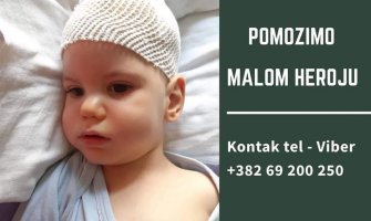 Prikupljen novac, mali heroj putuje na liječenje u Tursku