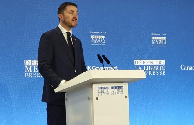 Bogdanović: Sloboda medija za Crnu Goru predstavlja osnov demokratskog života
