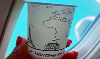 Kompanija Montenegro Airlines umjesto plastičnih pića služe u papirnim čašama