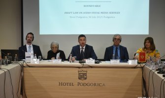 Crnogorski Zakon o audio-vizuelnim medijskim uslugama da bude usklađen sa međunarodnim standardima 