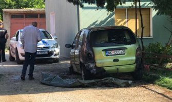 U Nikšiću izgorio automobil vlasnika fudbalskog kluba