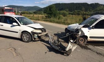 Udes u Pljevljima, dvije osobe povrijeđene(FOTO)