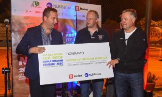 Na NLB Royal Cup-u 2019 prikupljeno 10. 000 eura za Odjeljenje za novorođenčad