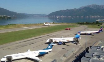 Aerodrom Tivat: U junu više putnika nego prošle godine, ali osjetno manje nego 2019.