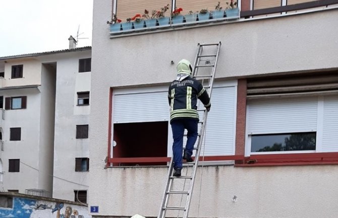 Vatrogasci spasili staricu u Tivtu