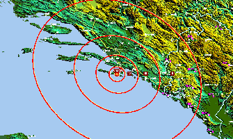 Jak zemljotres kod  Dubrovnika