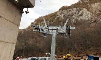 Postavljeni prvi elementi žičare prema Đalovića pećini: Dužina 1,7 km, imaće dvije gondole sa po 8 mjesta, a vožnja će trajati 6 minuta