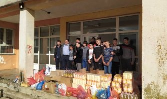 Prikupljena pomoć u hrani i sredstvima za higijenu za ugrožena područja u Nikšiću