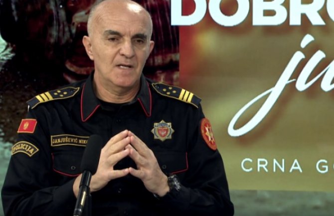 Janjušević: Zaštitićemo policajce, nijesu glineni golubovi da bi se neko iživljavao nad njima