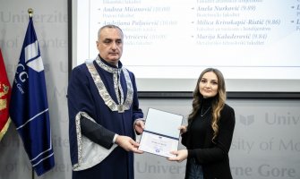 Anela Nurković najbolji student Biotehničkog fakulteta 