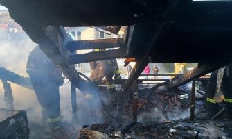 Nikšić: Požar u stambenoj zgradi, pričinjena velika materijalna šteta