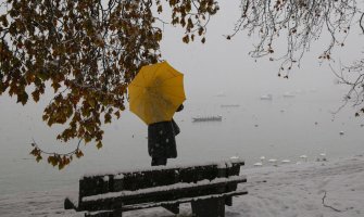 Danas kiša, na sjeveru moguć snijeg