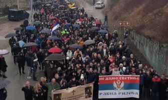 Kilometri molitvene šetnje u Bijelom Polju i danas 