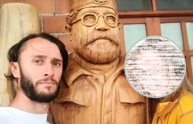 Otkazana litija u Rožajama, tenzije podigla fotografija paroha pored skulpture Draže Mihajlovića 
