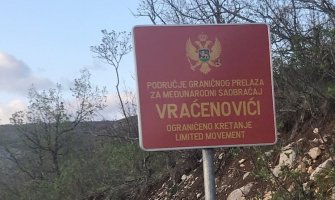 Od 27. februara se zatvara granični prelaz Vraćenovići 